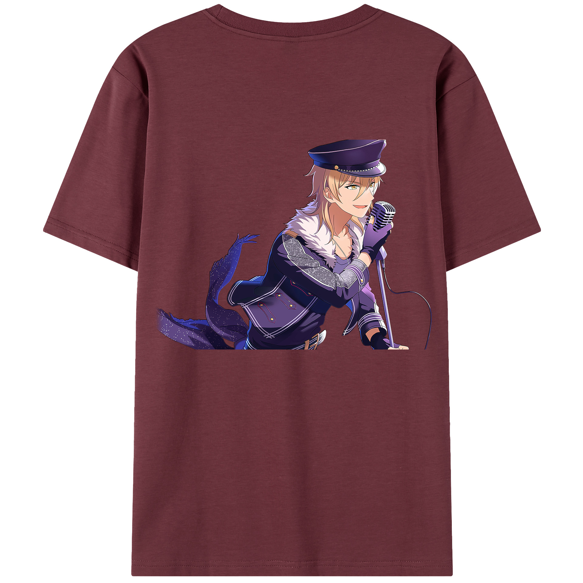 （画像用） あんさんぶるスターズ! Ensemble Stars 綿100％半袖Tシャツ（背面プリント）
